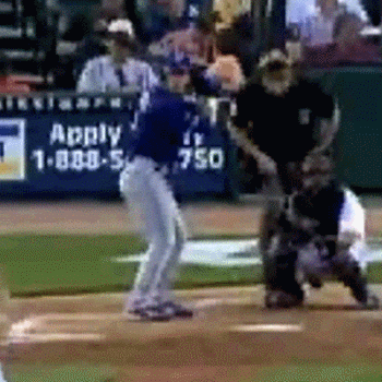 Andres Torres Swing with the Rangers