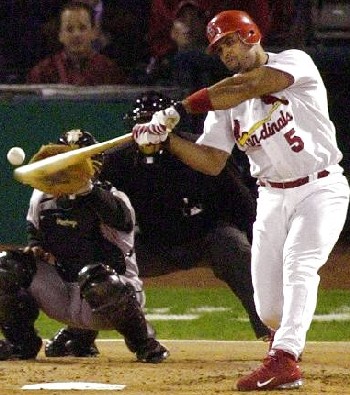 Albert Pujols' Front Foot