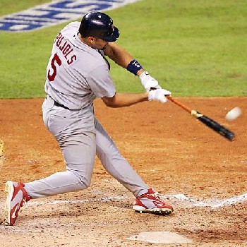 Albert Pujols' Front Foot