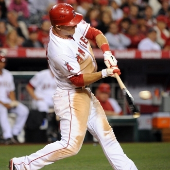 Mike Trout at the Point Of Contact