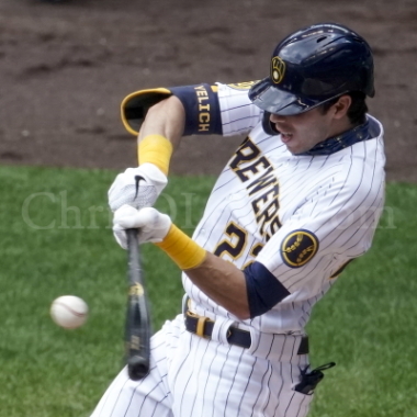 Christian Yelich baseball swing