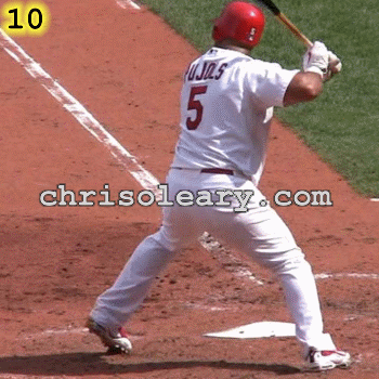How Albert Pujols hits the low pitch 👊 #hitting #approach