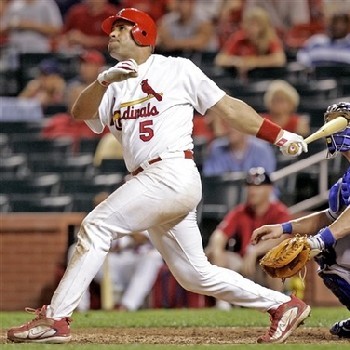 Albert Pujols Follow-Through