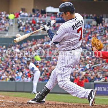 Joe Mauer Baseball Swing