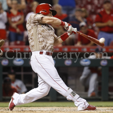 Scooter Gennett baseball swing