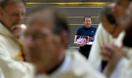 Chris O'Leary at the Mass of Reparation